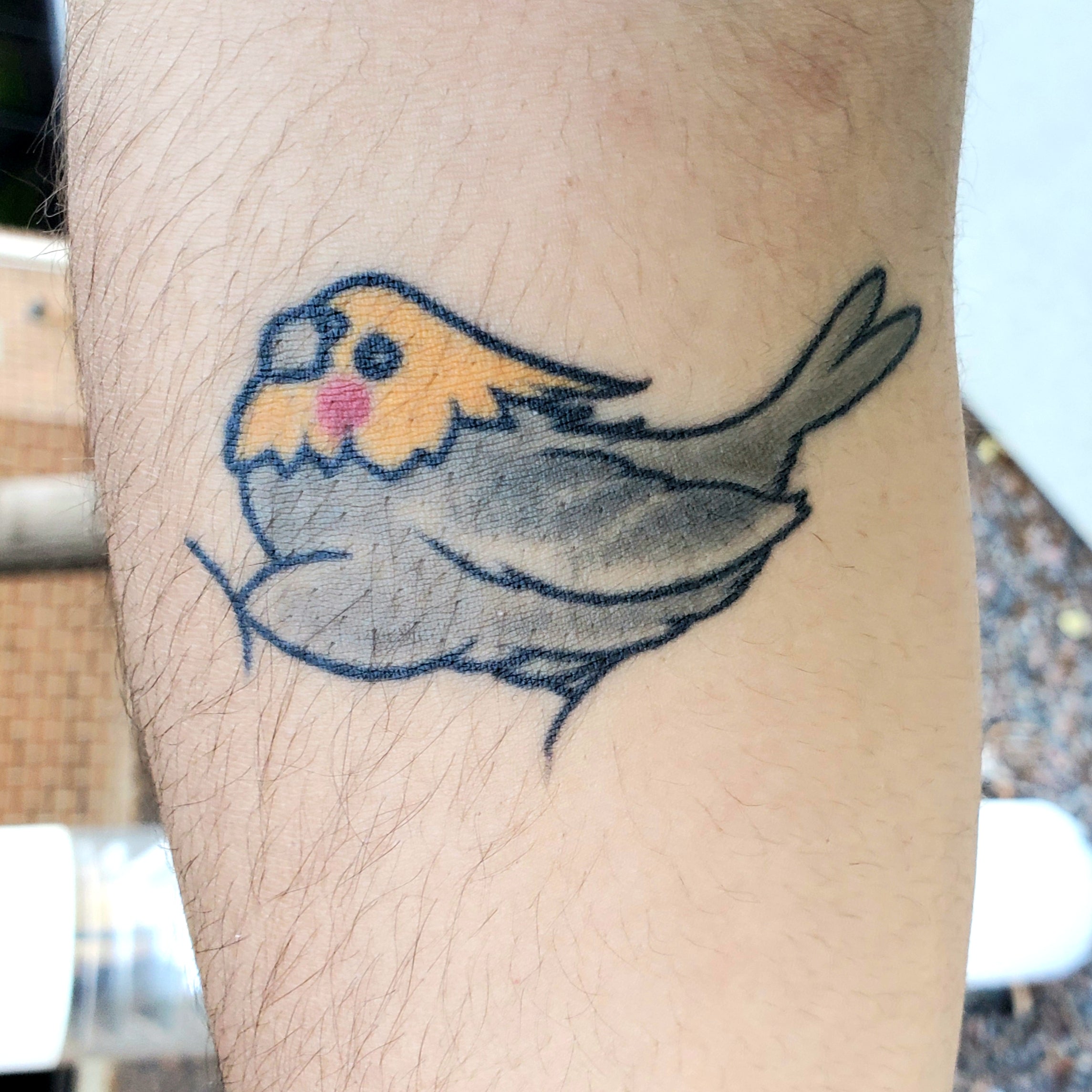 cockatiel tattoo